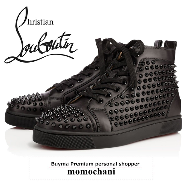 2016秋冬新作 クリスチャン ルブタンコピー スニーカー☆Christian Louboutin Louis Calf/Spikes☆メンズ 1101083B049